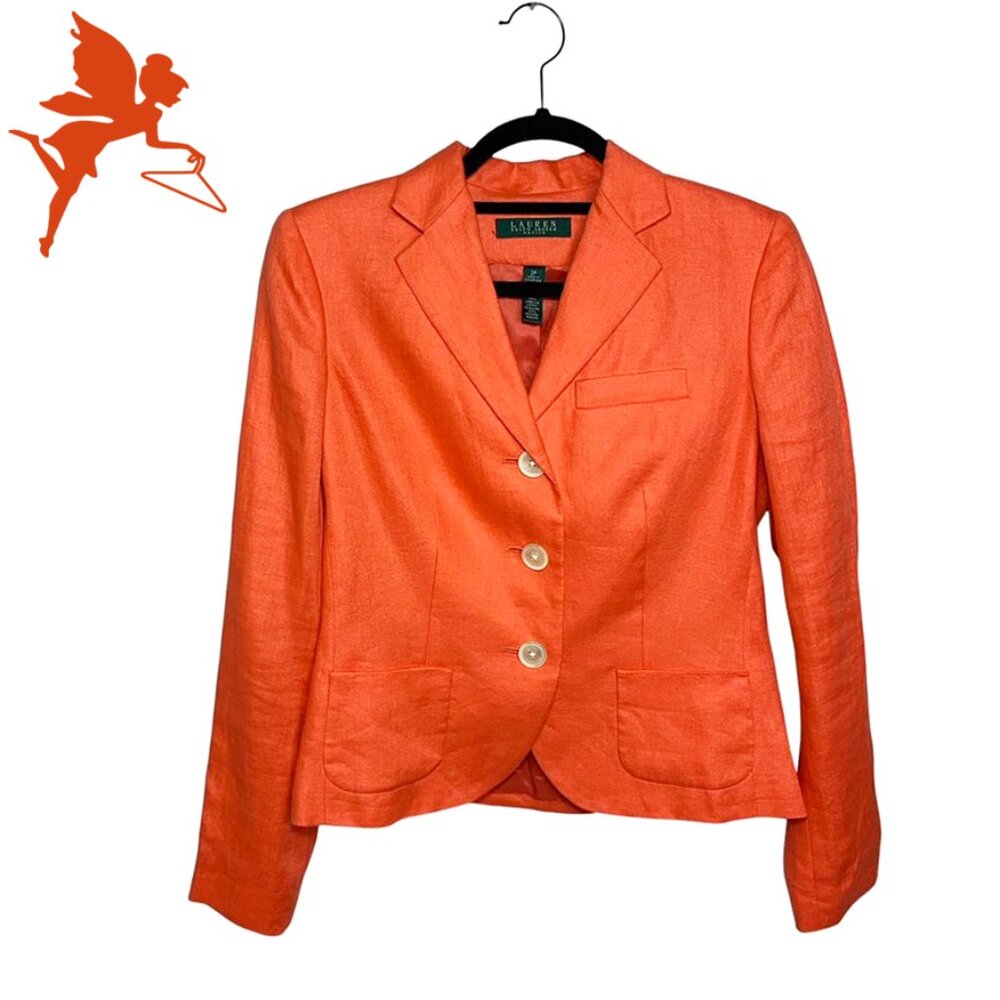RALPH LAUREN Classic Linen Blazer